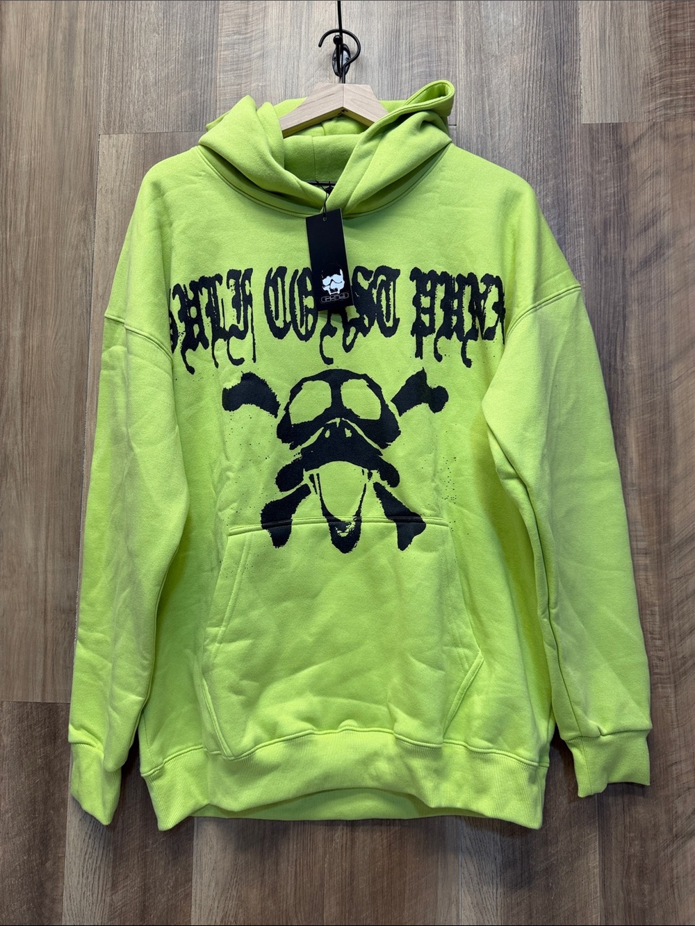 G59 - Punx Hoodie in Safety Yellow